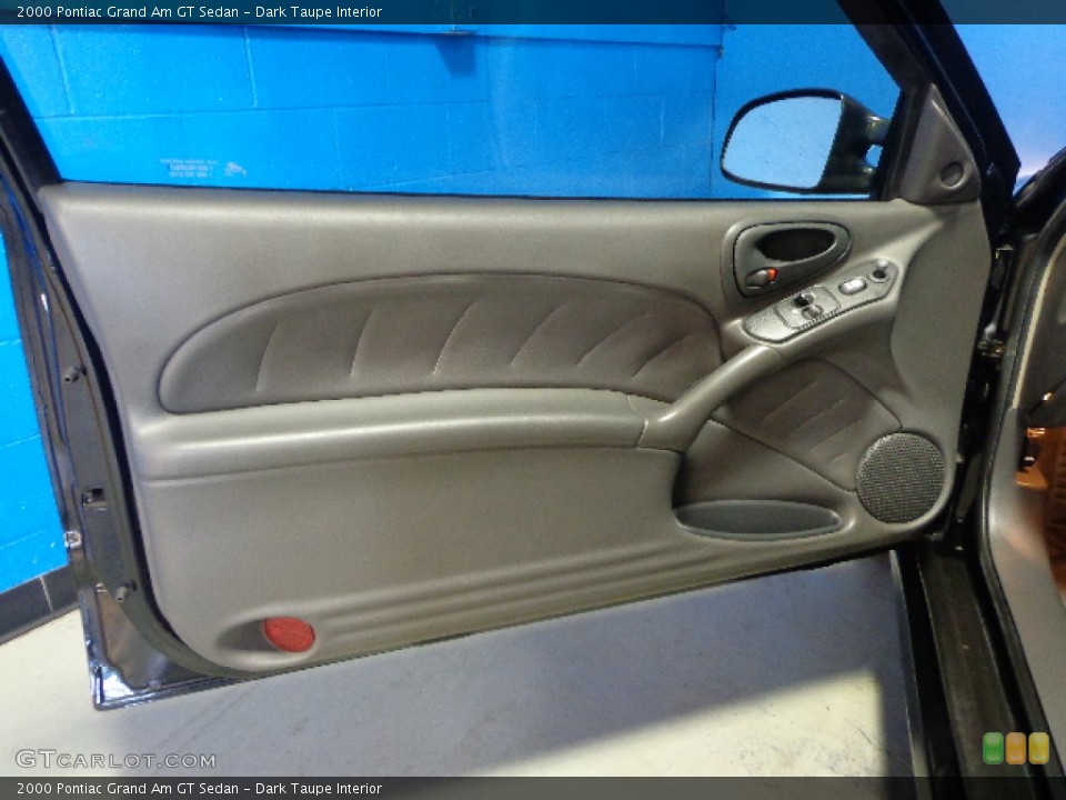 Dark Taupe Interior Door Panel for the 2000 Pontiac Grand Am GT Sedan #80643418