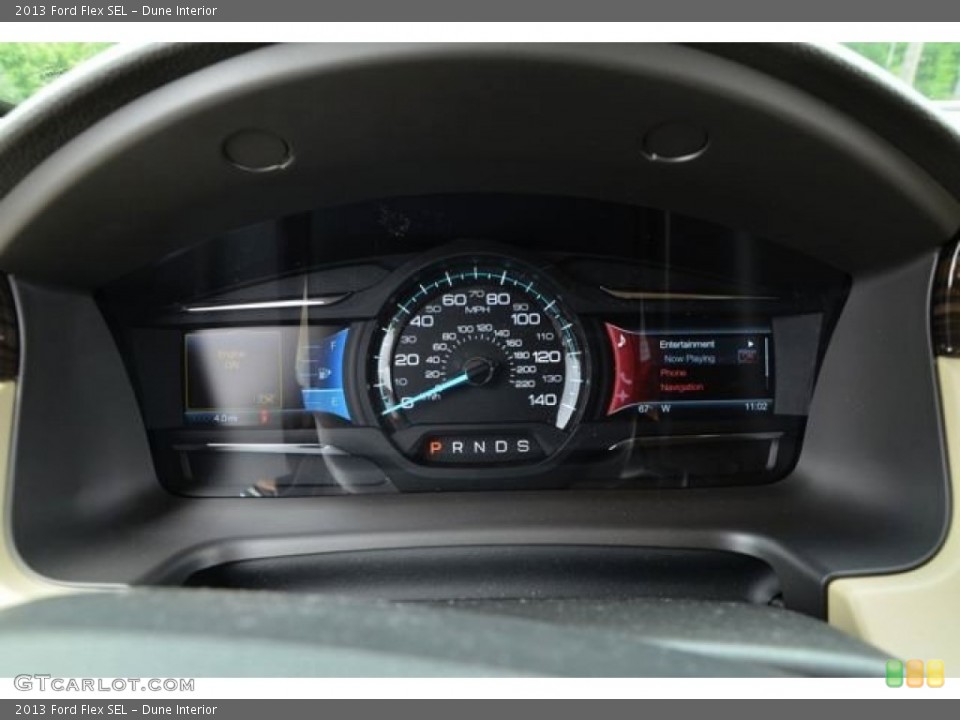 Dune Interior Gauges for the 2013 Ford Flex SEL #80643451