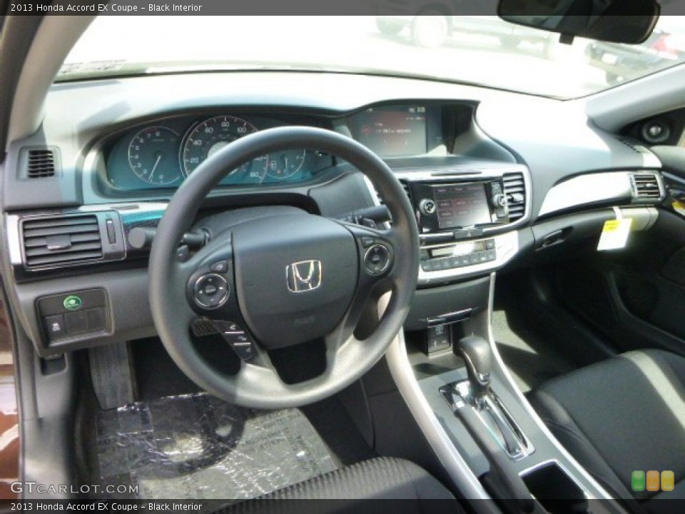 Black Interior Dashboard for the 2013 Honda Accord EX Coupe #80643674
