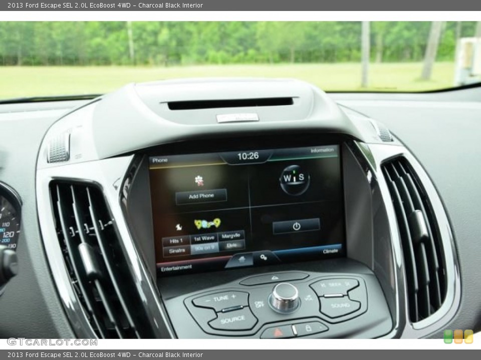 Charcoal Black Interior Controls for the 2013 Ford Escape SEL 2.0L EcoBoost 4WD #80644229