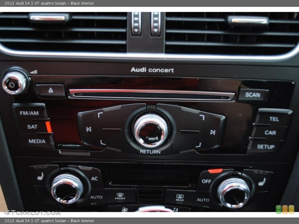 Black Interior Controls for the 2013 Audi S4 3.0T quattro Sedan #80645083