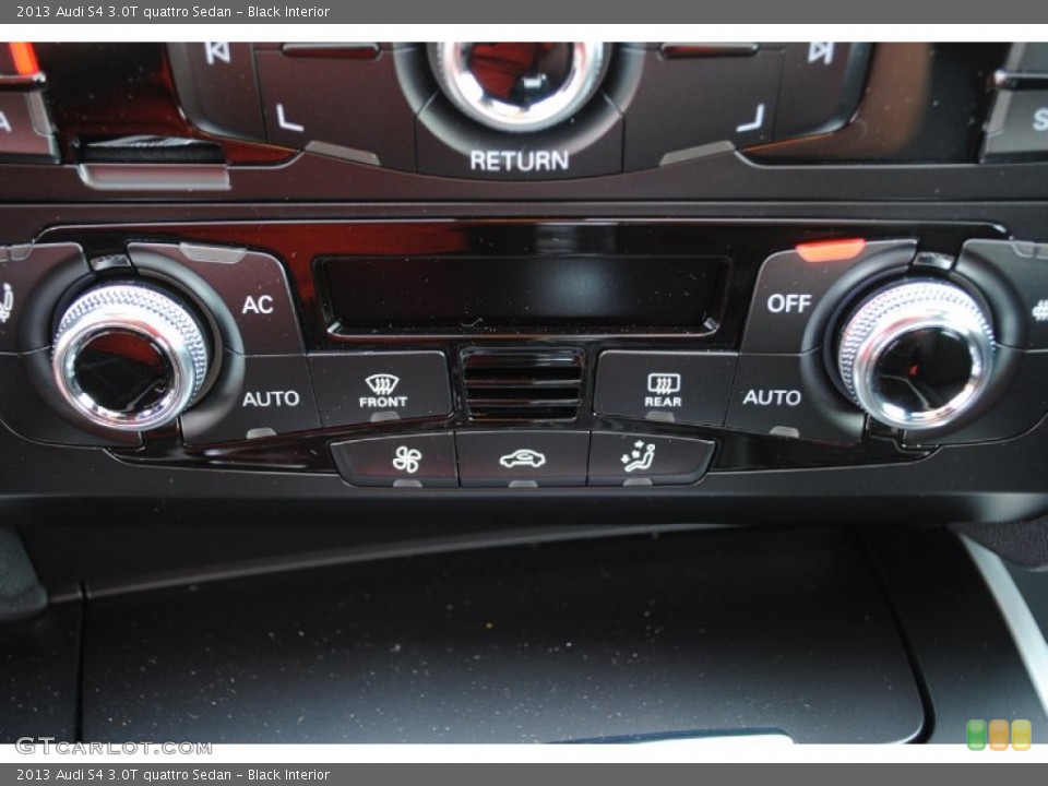 Black Interior Controls for the 2013 Audi S4 3.0T quattro Sedan #80645101