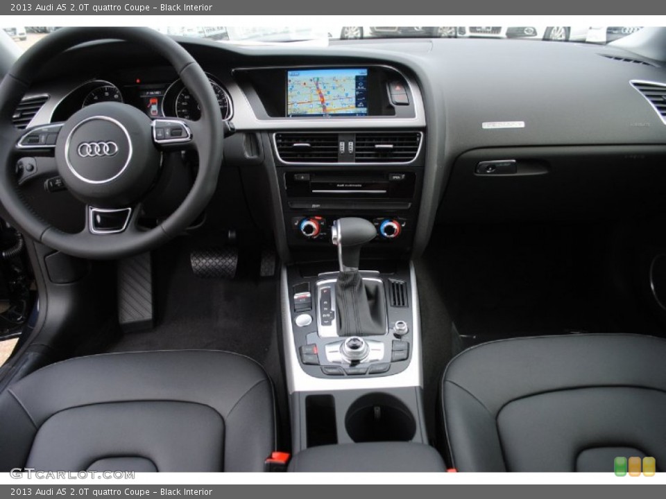 Black Interior Dashboard for the 2013 Audi A5 2.0T quattro Coupe #80647102