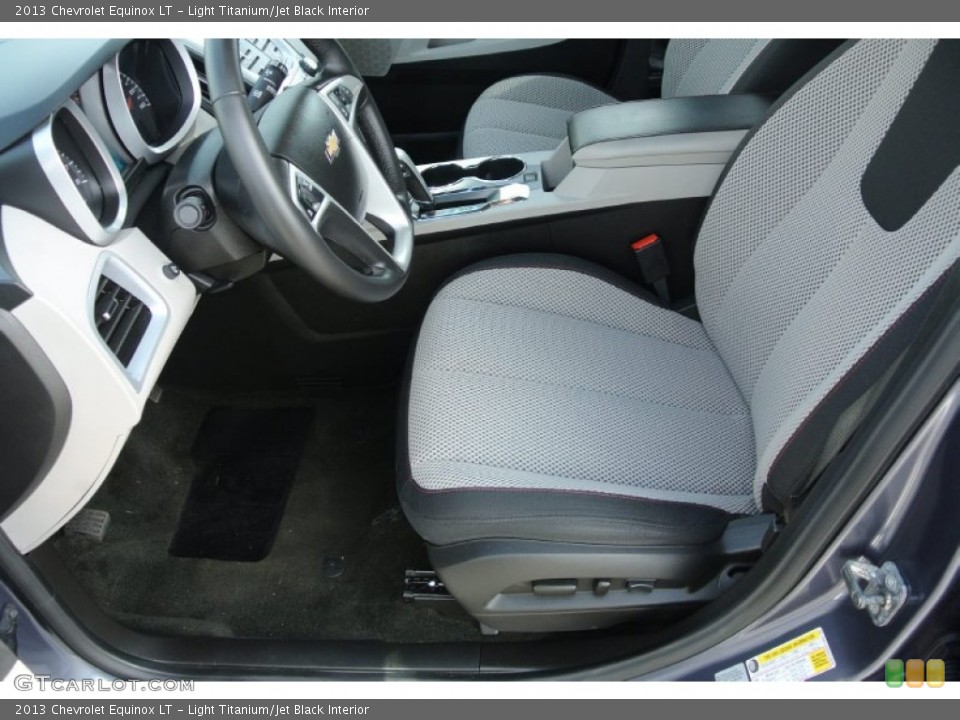 Light Titanium/Jet Black Interior Photo for the 2013 Chevrolet Equinox LT #80648143