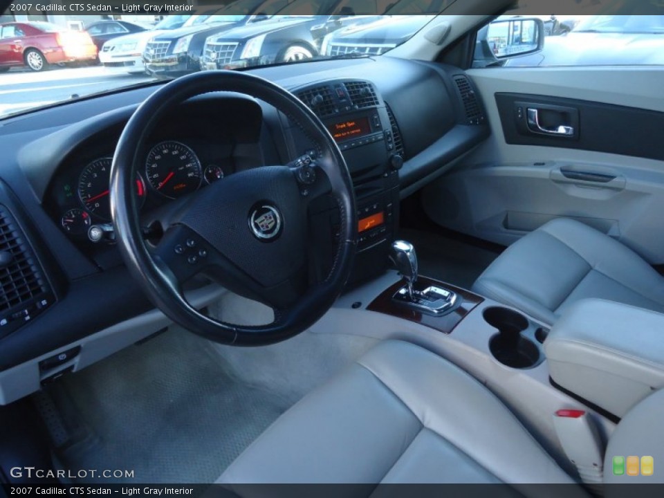 Light Gray Interior Prime Interior for the 2007 Cadillac CTS Sedan #80648306