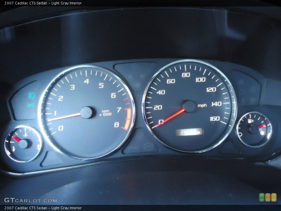 Light Gray Interior Gauges for the 2007 Cadillac CTS Sedan #80648354
