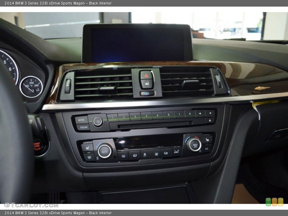 Black Interior Controls for the 2014 BMW 3 Series 328i xDrive Sports Wagon #80648639