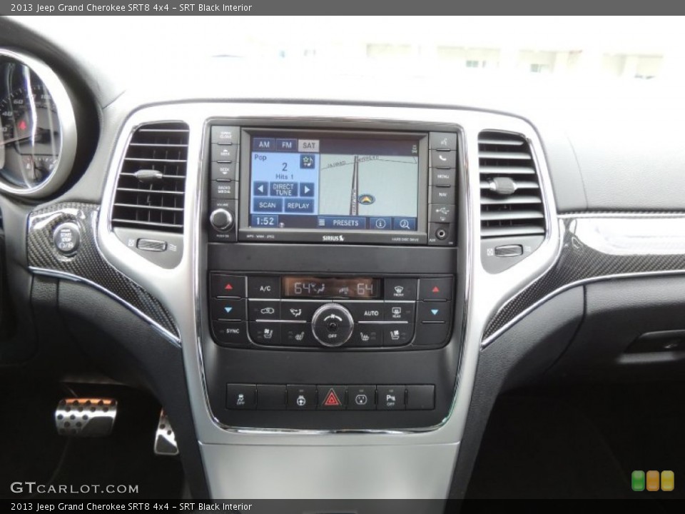 SRT Black Interior Controls for the 2013 Jeep Grand Cherokee SRT8 4x4 #80649109