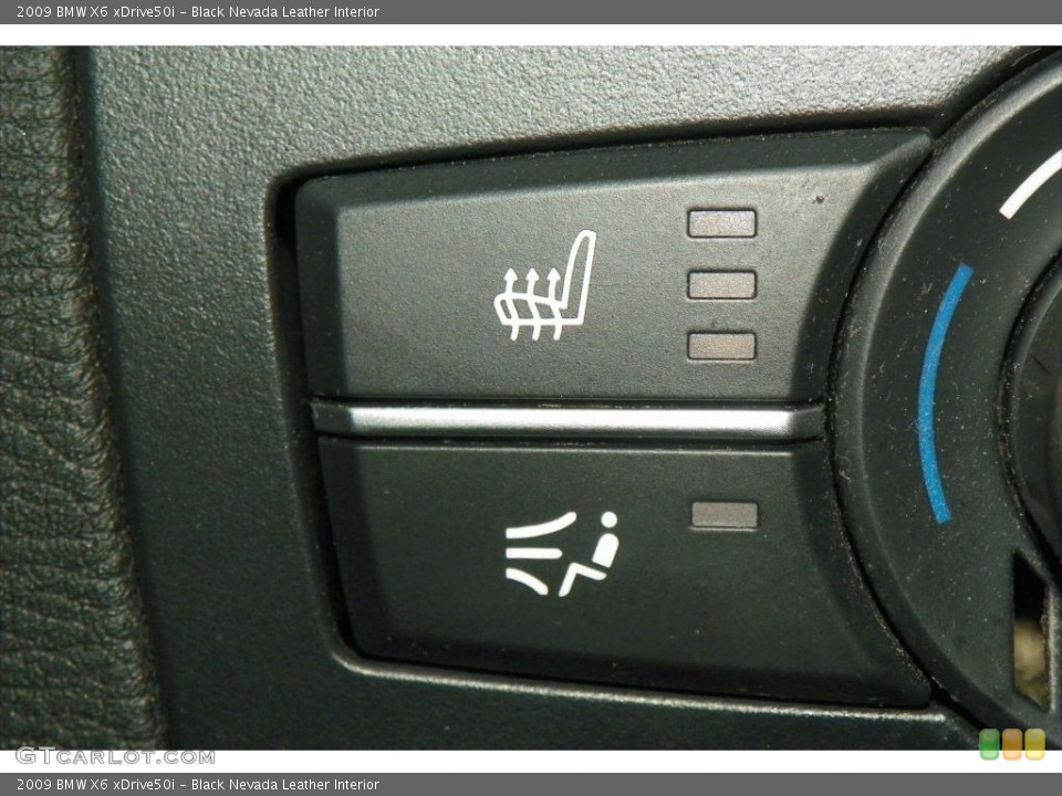 Black Nevada Leather Interior Controls for the 2009 BMW X6 xDrive50i #80651458