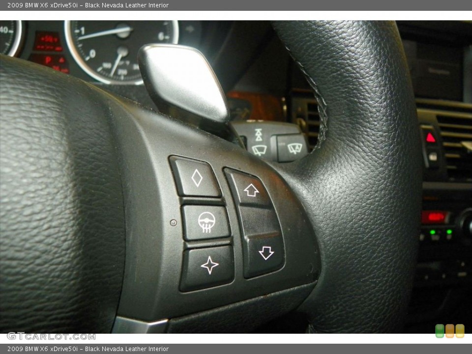 Black Nevada Leather Interior Controls for the 2009 BMW X6 xDrive50i #80651478