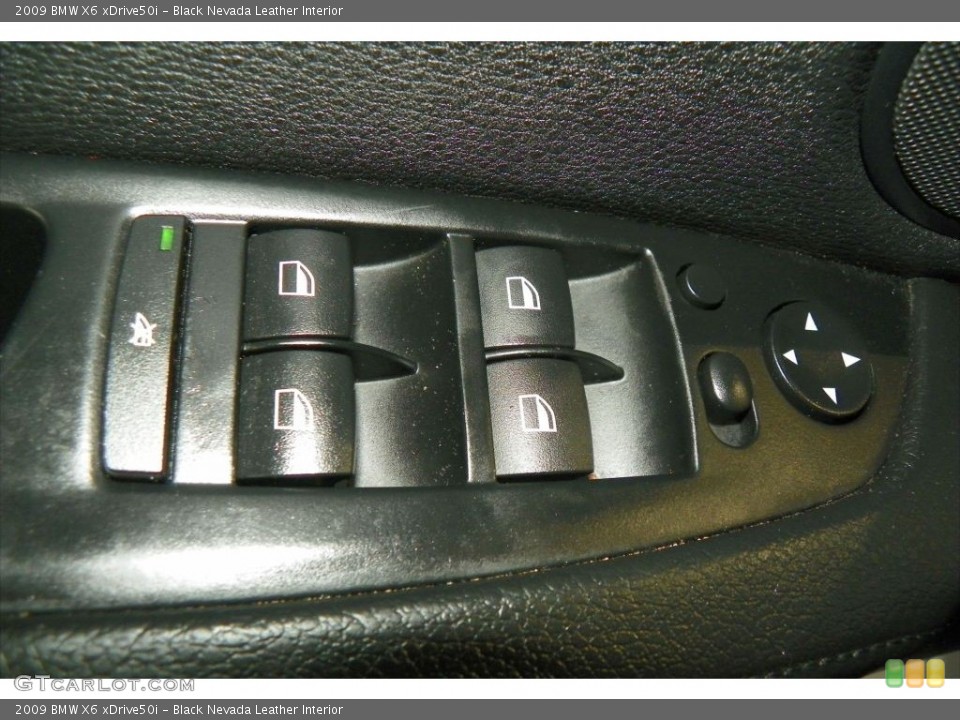 Black Nevada Leather Interior Controls for the 2009 BMW X6 xDrive50i #80651518