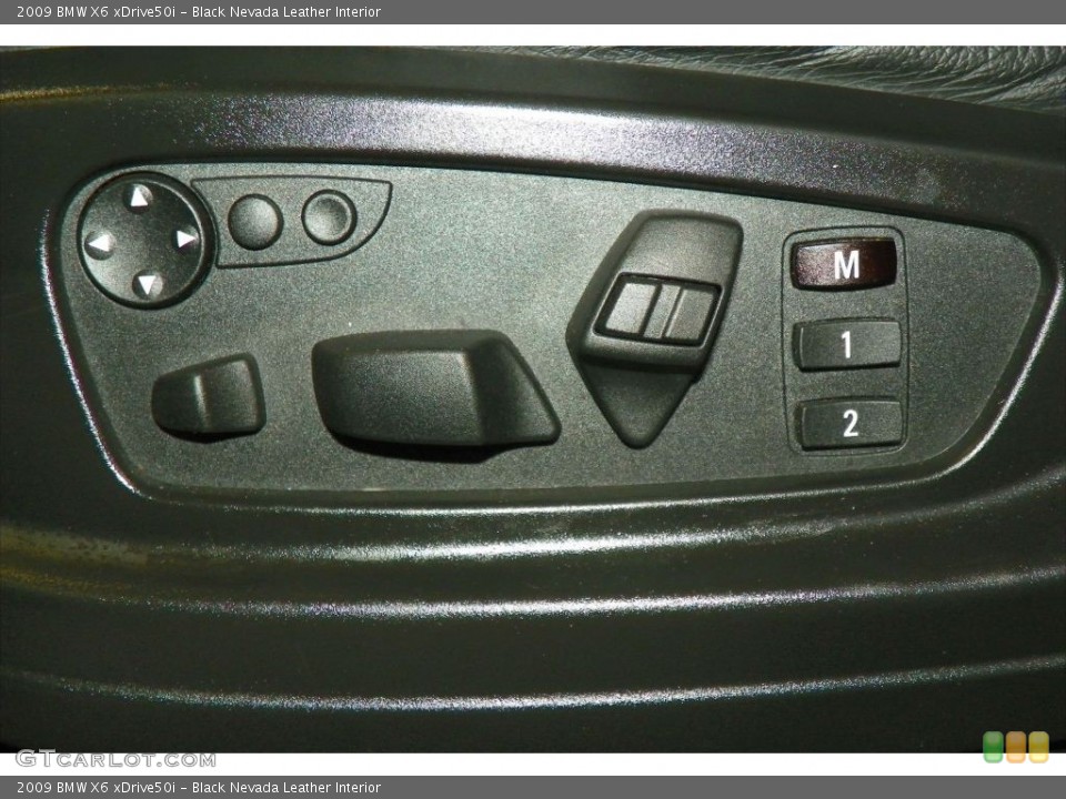 Black Nevada Leather Interior Controls for the 2009 BMW X6 xDrive50i #80651540