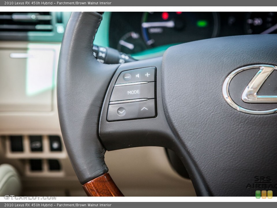 Parchment/Brown Walnut Interior Controls for the 2010 Lexus RX 450h Hybrid #80651681