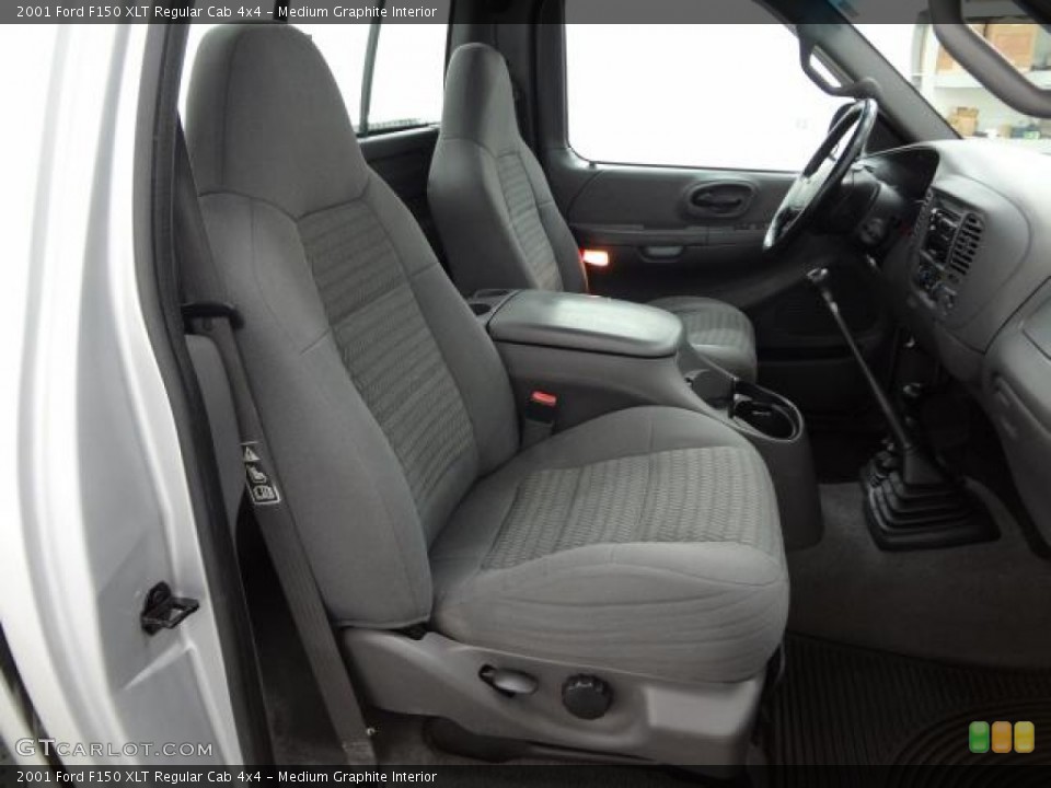 Medium Graphite Interior Front Seat for the 2001 Ford F150 XLT Regular Cab 4x4 #80652608