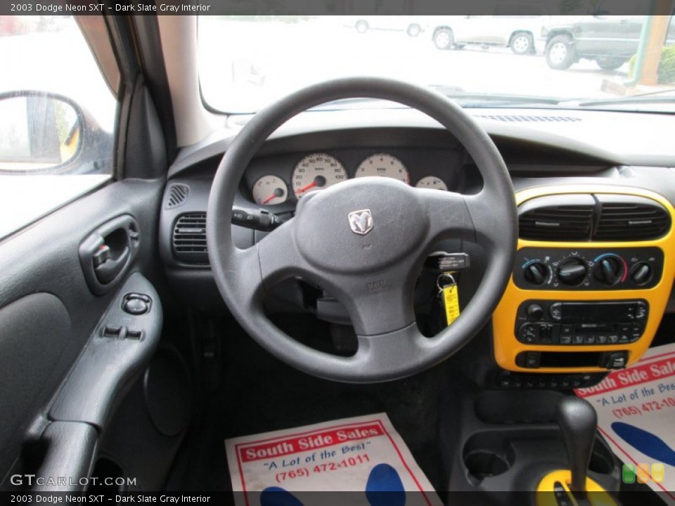 Dark Slate Gray Interior Dashboard for the 2003 Dodge Neon SXT #80653842