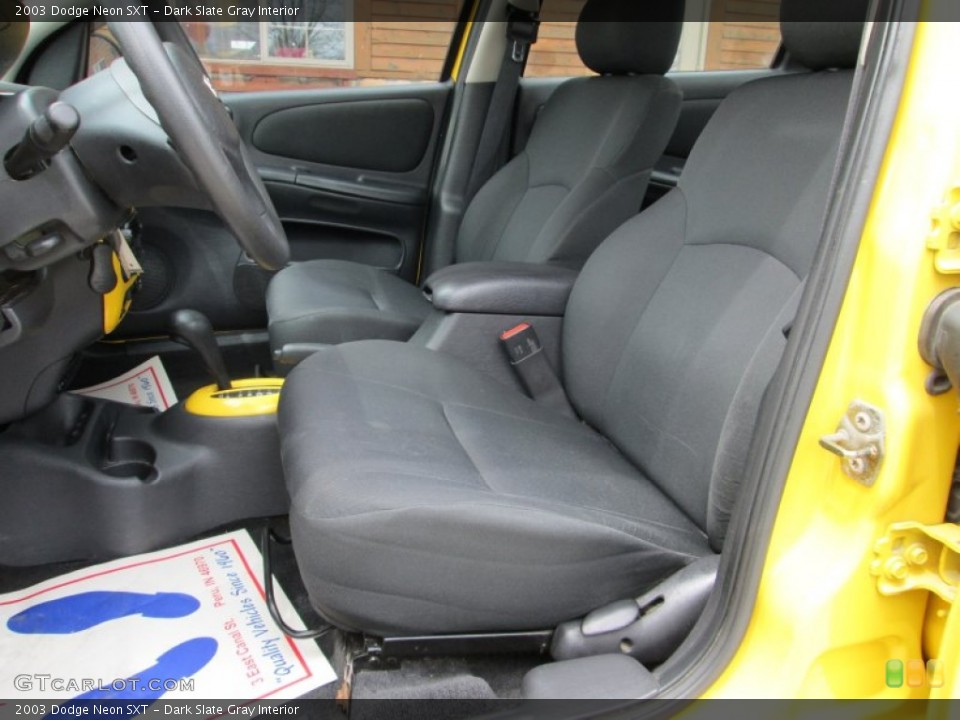 Dark Slate Gray Interior Front Seat for the 2003 Dodge Neon SXT #80653923