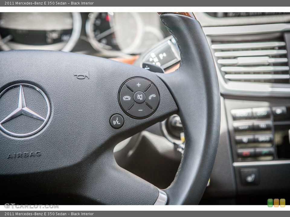 Black Interior Controls for the 2011 Mercedes-Benz E 350 Sedan #80654095