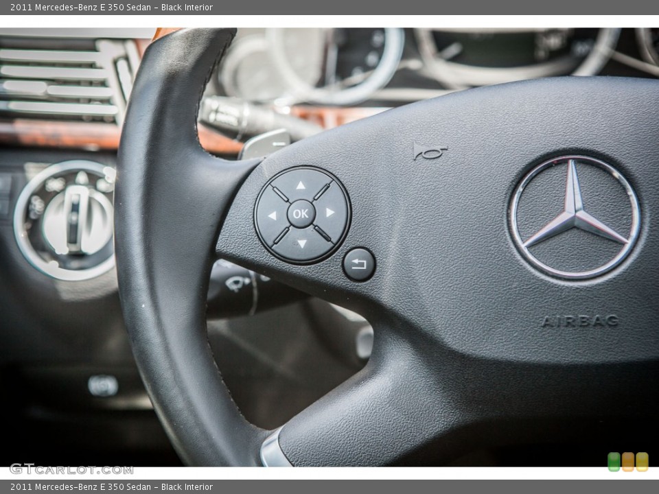 Black Interior Controls for the 2011 Mercedes-Benz E 350 Sedan #80654125