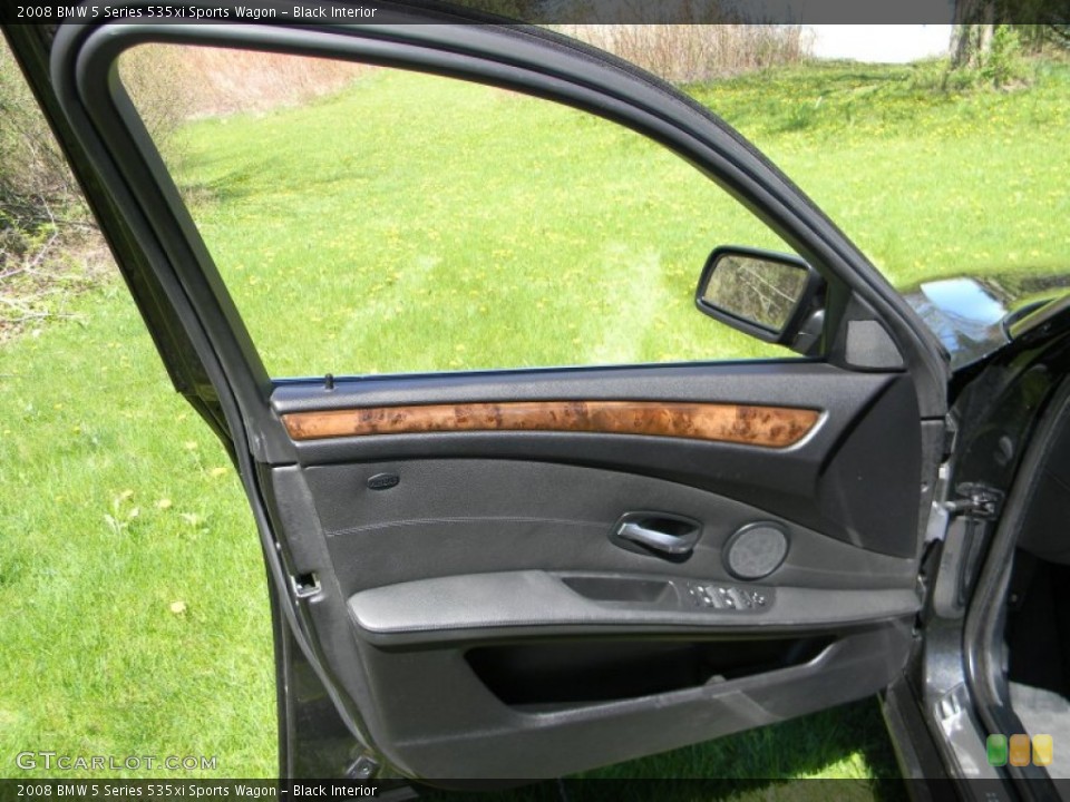 Black Interior Door Panel for the 2008 BMW 5 Series 535xi Sports Wagon #80656323