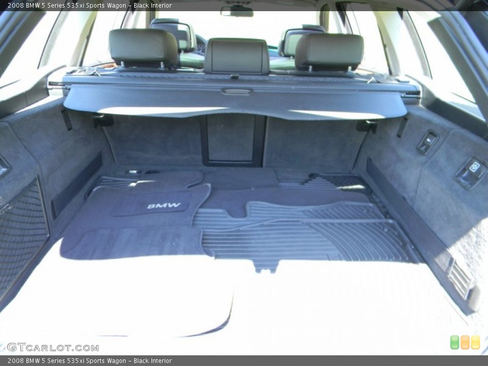 Black Interior Trunk for the 2008 BMW 5 Series 535xi Sports Wagon #80656452