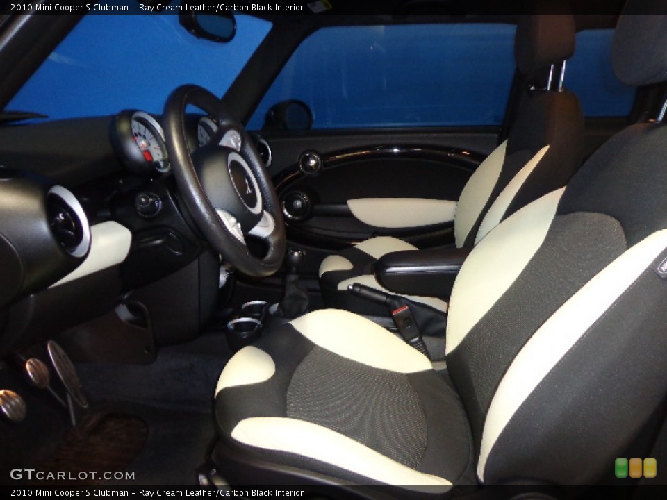 Ray Cream Leather/Carbon Black Interior Photo for the 2010 Mini Cooper S Clubman #80657580