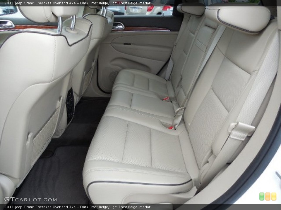Dark Frost Beige/Light Frost Beige Interior Rear Seat for the 2011 Jeep Grand Cherokee Overland 4x4 #80658087