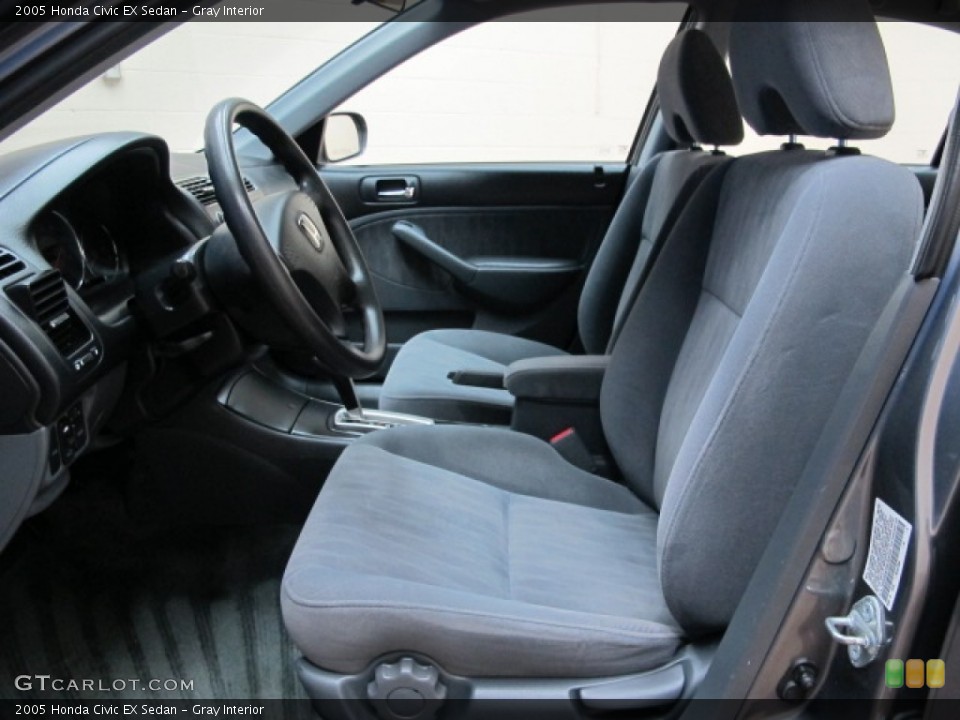 Gray Interior Photo for the 2005 Honda Civic EX Sedan #80658285