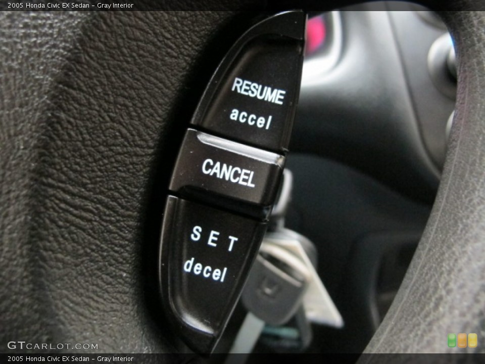 Gray Interior Controls for the 2005 Honda Civic EX Sedan #80658654