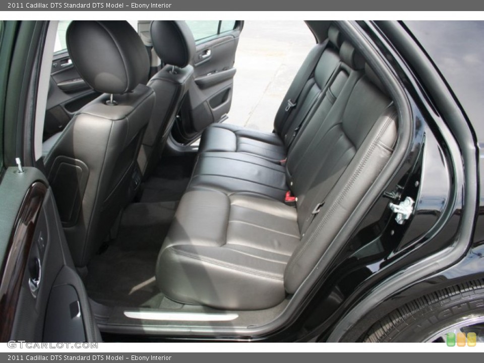 Ebony Interior Rear Seat for the 2011 Cadillac DTS  #80658826