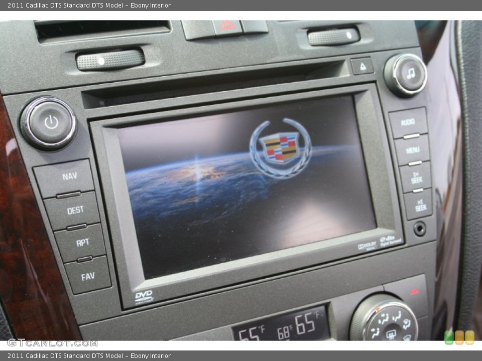 Ebony Interior Controls for the 2011 Cadillac DTS  #80658912