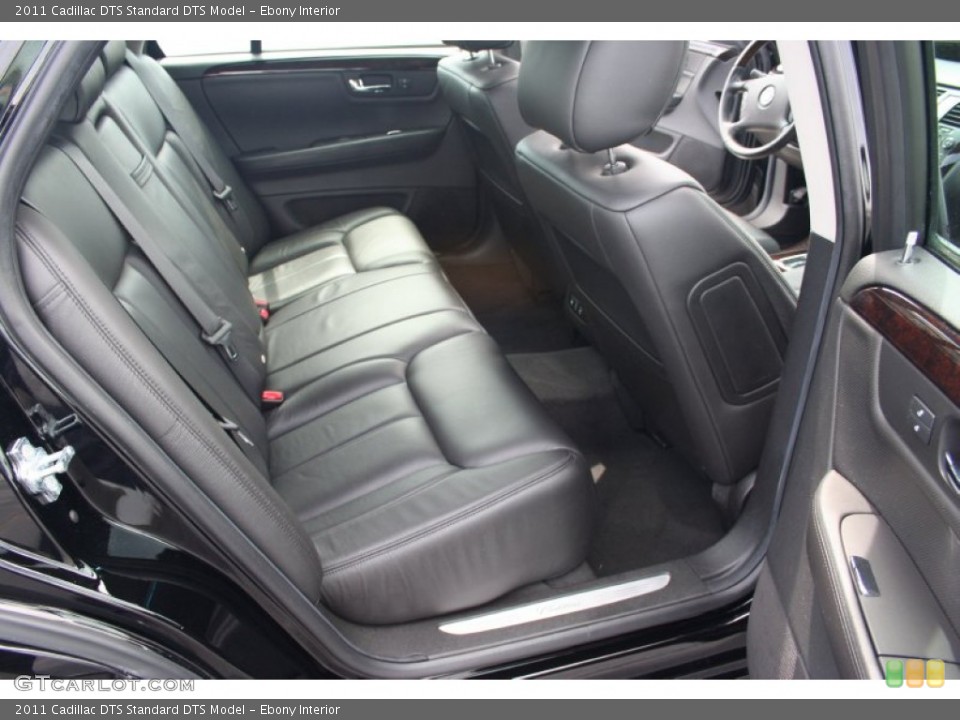 Ebony Interior Rear Seat for the 2011 Cadillac DTS  #80658963