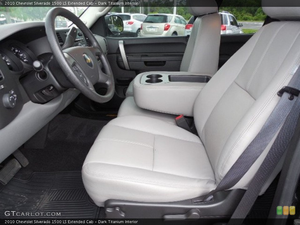 Dark Titanium Interior Photo for the 2010 Chevrolet Silverado 1500 LS Extended Cab #80659098