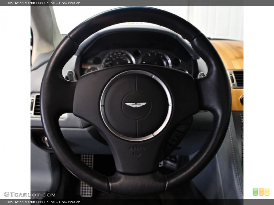 Grey Interior Steering Wheel for the 2005 Aston Martin DB9 Coupe #80659209