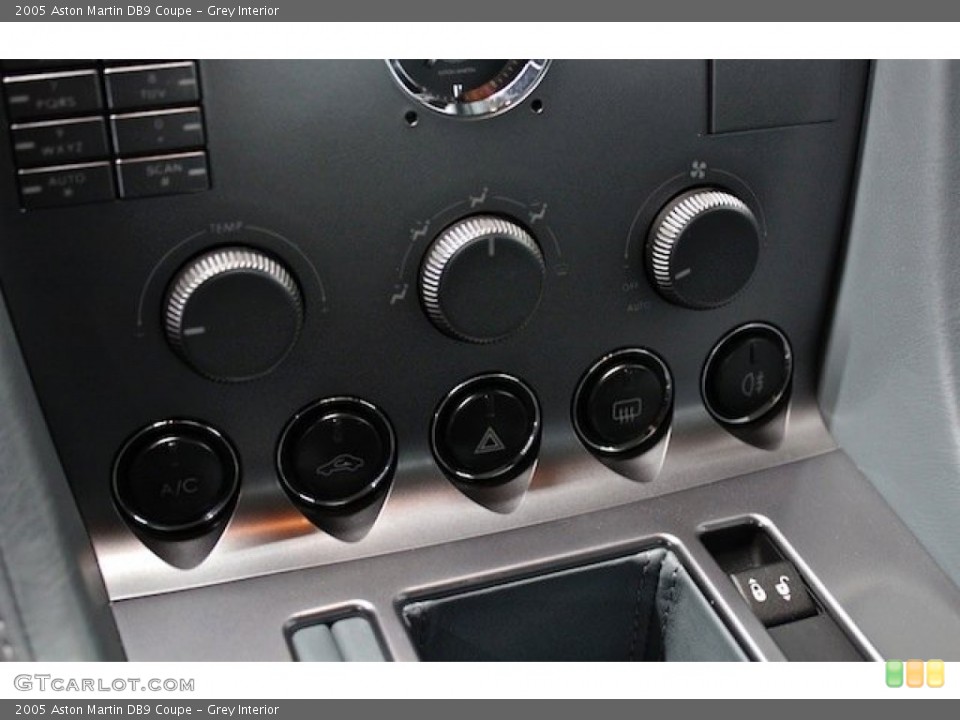 Grey Interior Controls for the 2005 Aston Martin DB9 Coupe #80659311
