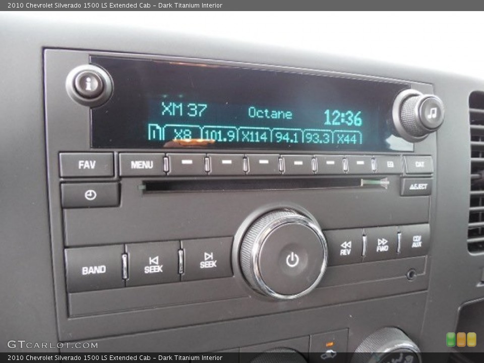 Dark Titanium Interior Audio System for the 2010 Chevrolet Silverado 1500 LS Extended Cab #80659404