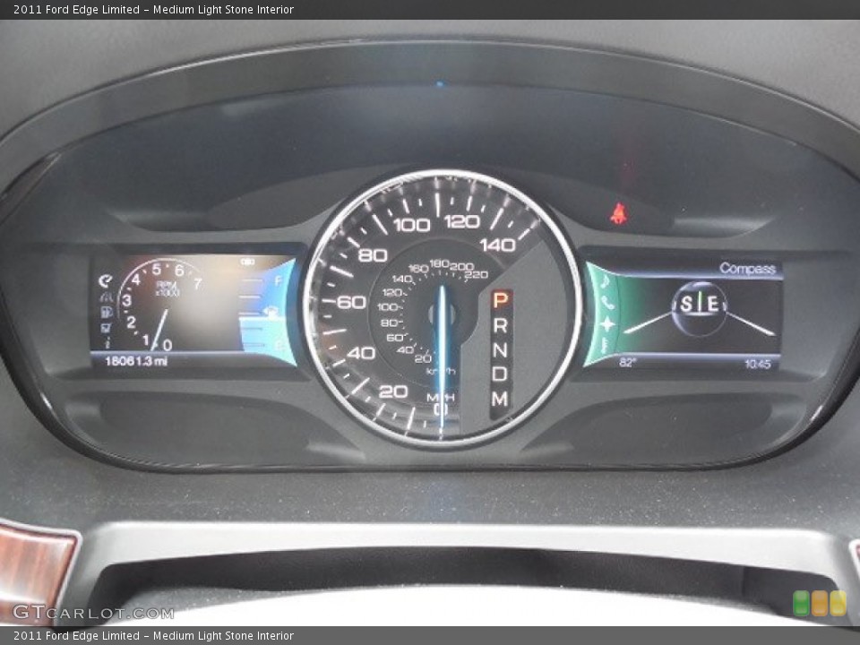 Medium Light Stone Interior Gauges for the 2011 Ford Edge Limited #80660763