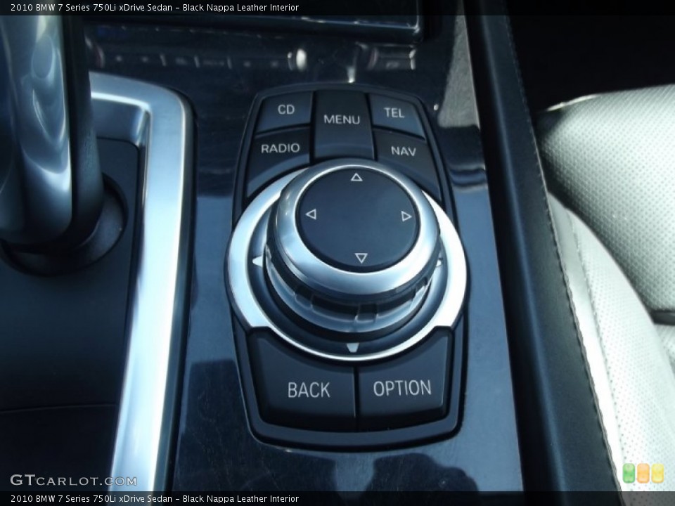 Black Nappa Leather Interior Controls for the 2010 BMW 7 Series 750Li xDrive Sedan #80662944