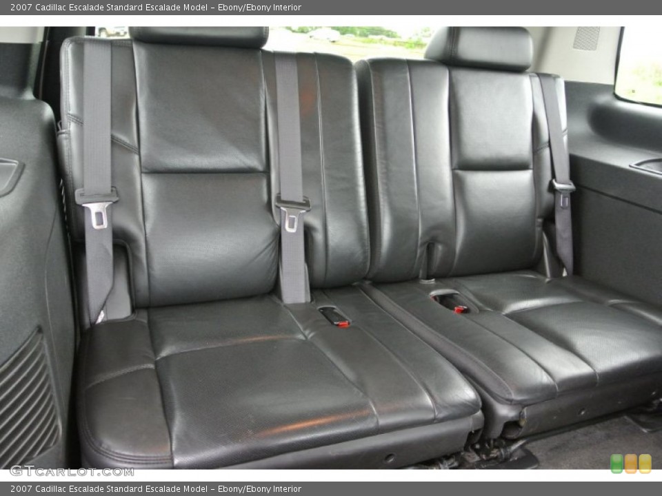 Ebony/Ebony Interior Rear Seat for the 2007 Cadillac Escalade  #80663085