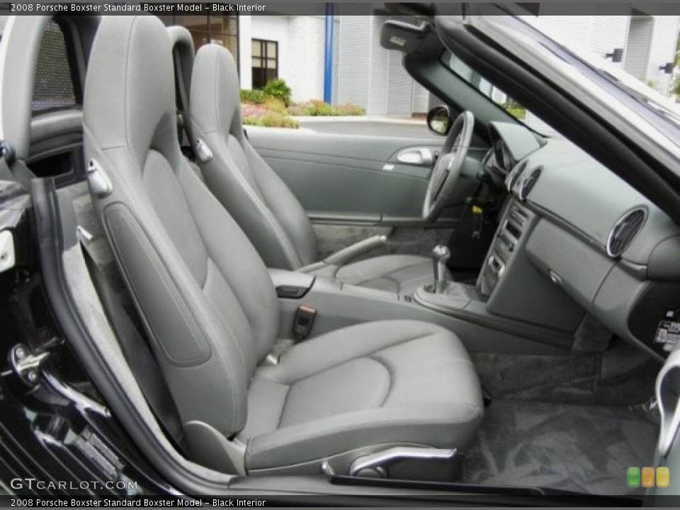 Black Interior Front Seat for the 2008 Porsche Boxster  #80663816