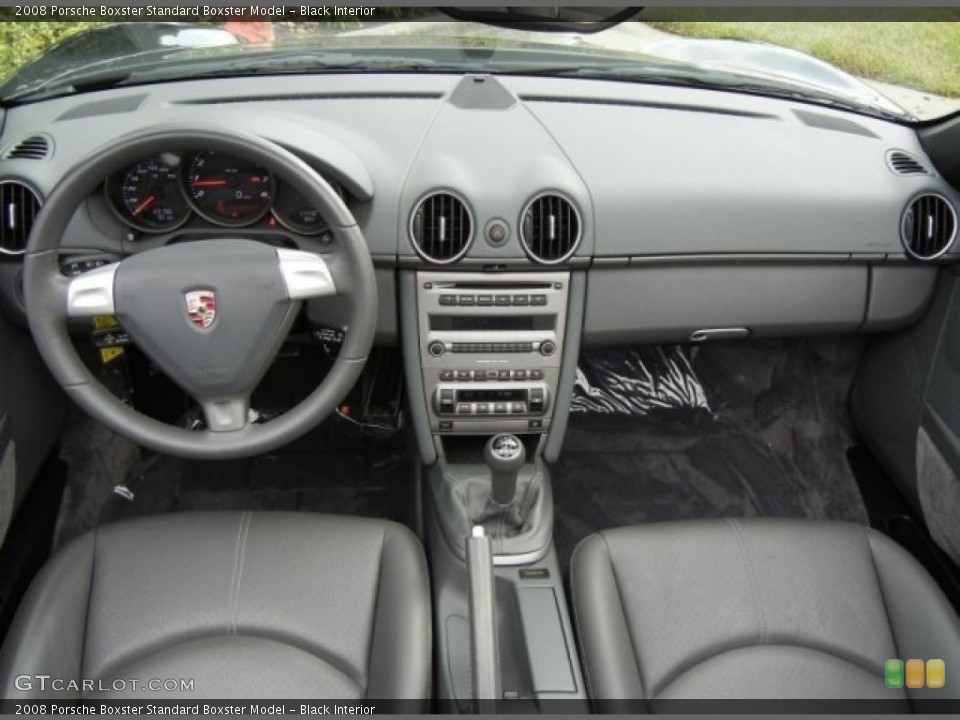Black Interior Dashboard for the 2008 Porsche Boxster  #80663856