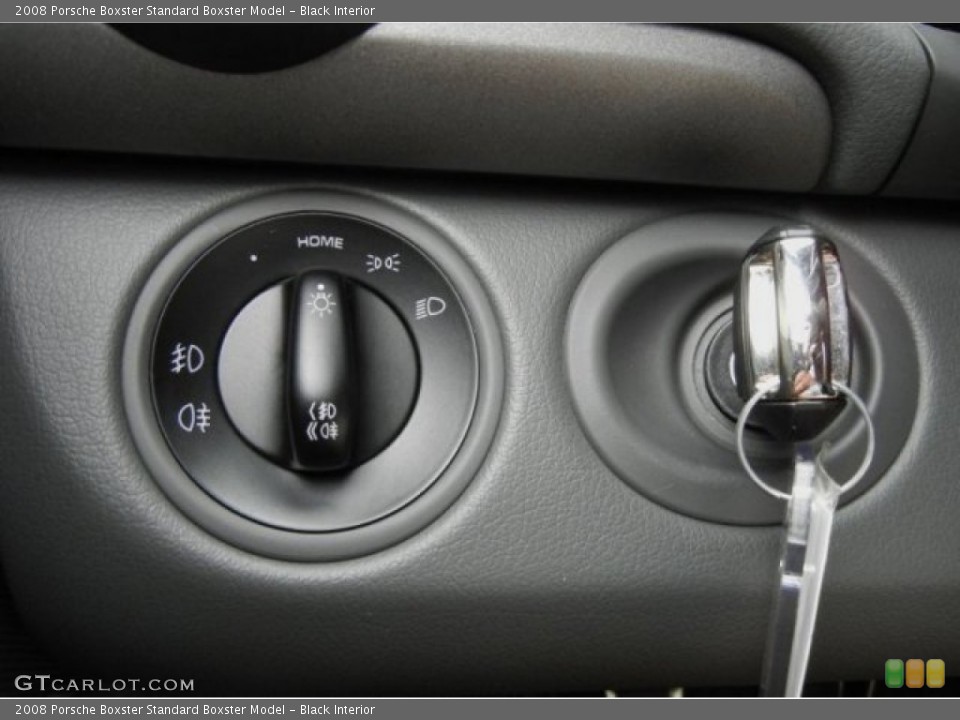 Black Interior Controls for the 2008 Porsche Boxster  #80663958