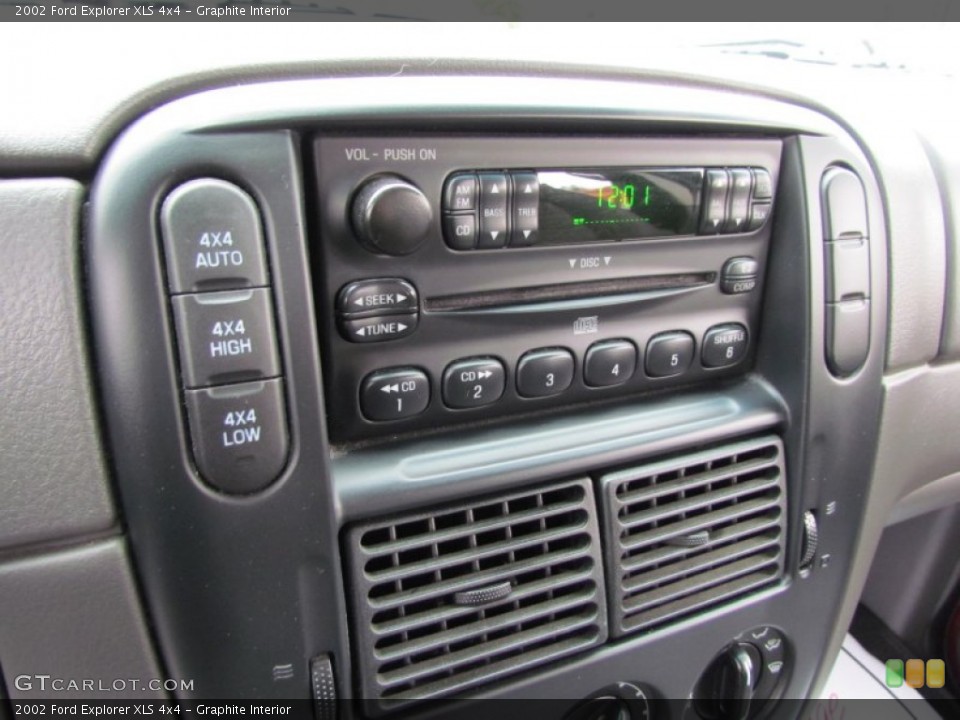 Graphite Interior Controls for the 2002 Ford Explorer XLS 4x4 #80665314