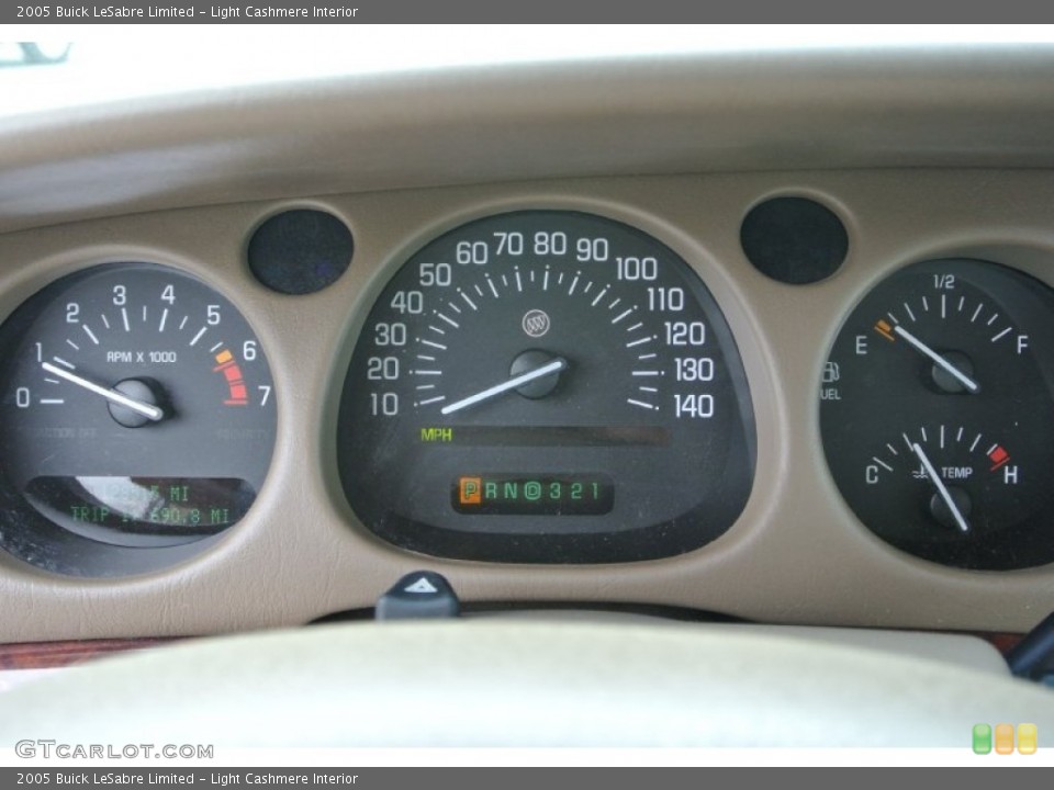 Light Cashmere Interior Gauges for the 2005 Buick LeSabre Limited #80666181