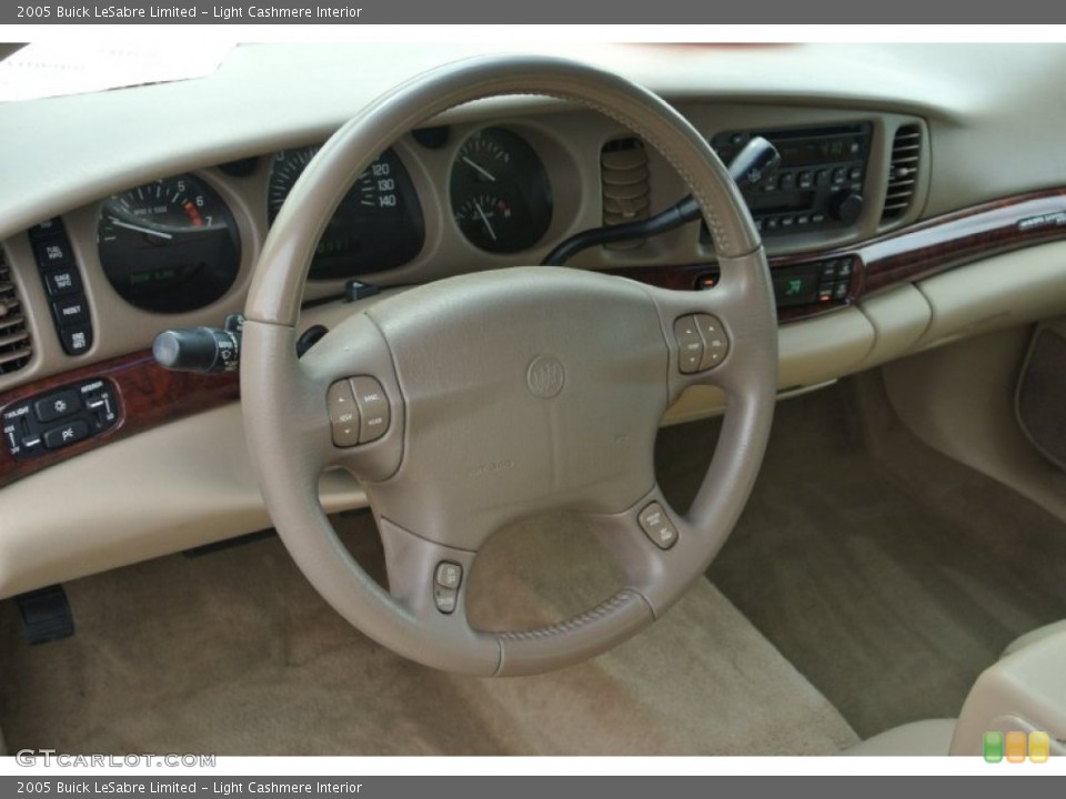 Light Cashmere Interior Steering Wheel for the 2005 Buick LeSabre Limited #80666353