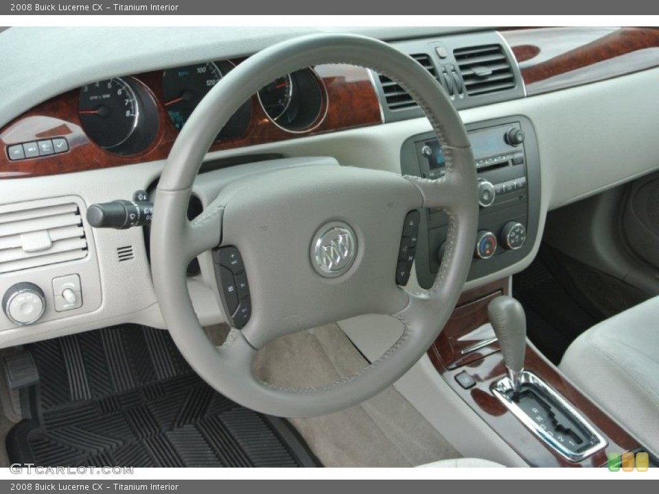 Titanium Interior Steering Wheel for the 2008 Buick Lucerne CX #80666780