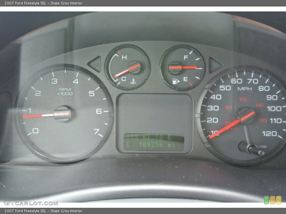 Shale Grey Interior Gauges for the 2007 Ford Freestyle SEL #80667102