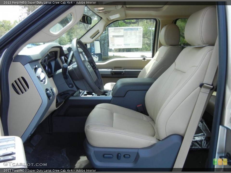 Adobe Interior Photo for the 2013 Ford F450 Super Duty Lariat Crew Cab 4x4 #80667573