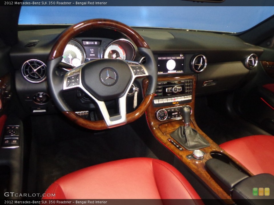 Bengal Red Interior Dashboard for the 2012 Mercedes-Benz SLK 350 Roadster #80669613