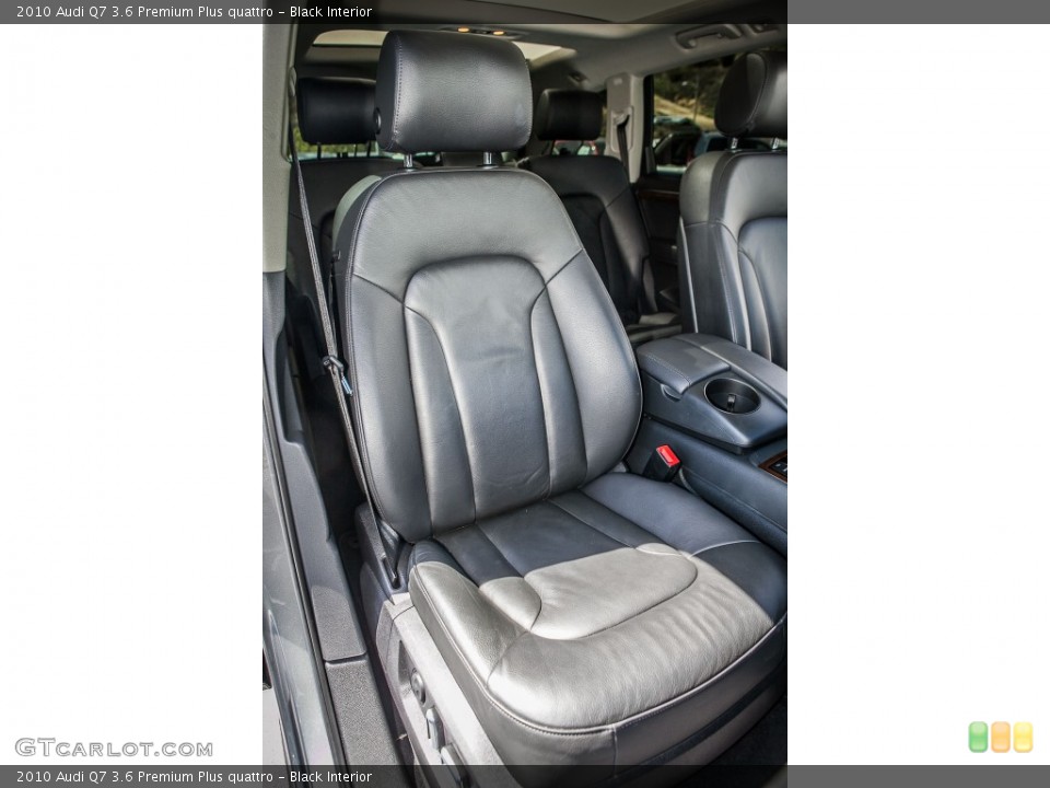 Black Interior Front Seat for the 2010 Audi Q7 3.6 Premium Plus quattro #80669732