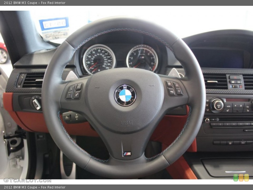 Fox Red Interior Steering Wheel for the 2012 BMW M3 Coupe #80670953